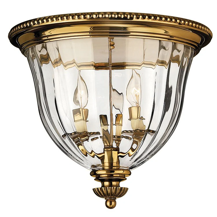 Cambridge Three-Light Flush Mount Ceiling Light - Frankwebs