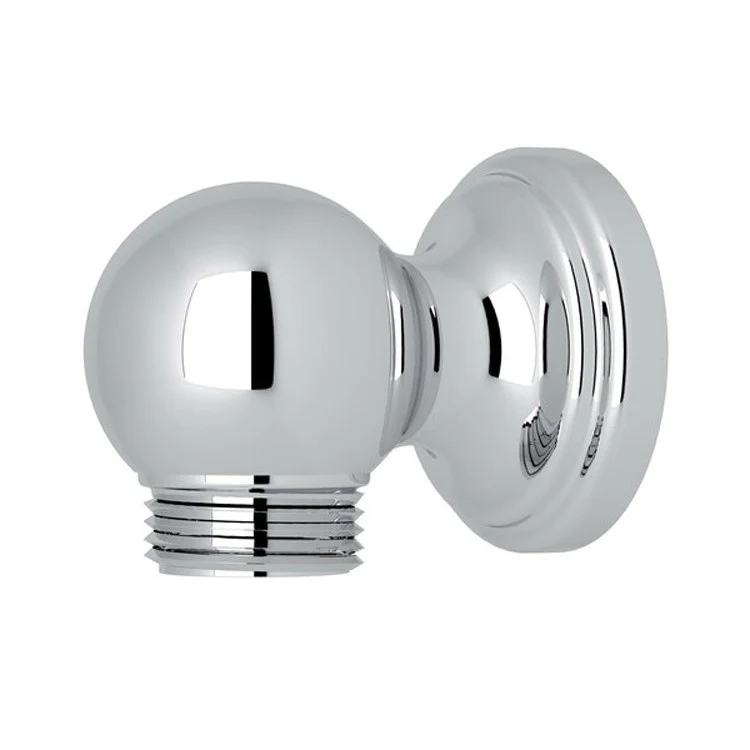 Handshower Elbow Drop 2.5 Inch Brass Polished Chrome 1/2IN FNPT Inlet 3/4IN Male Outlet for Riser - Frankwebs