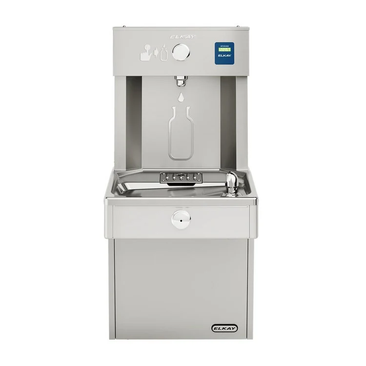 EZH2O Vandal-Resistant Bottle Filling Station with Single Refrigerated Cooler - Frankwebs
