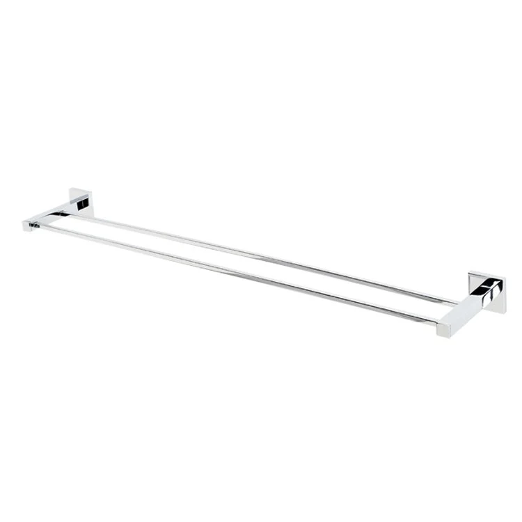 Towel Bar Contemporary II Bath 30 Inch Double Polished Chrome Brass 5-5/16 Inch - Frankwebs