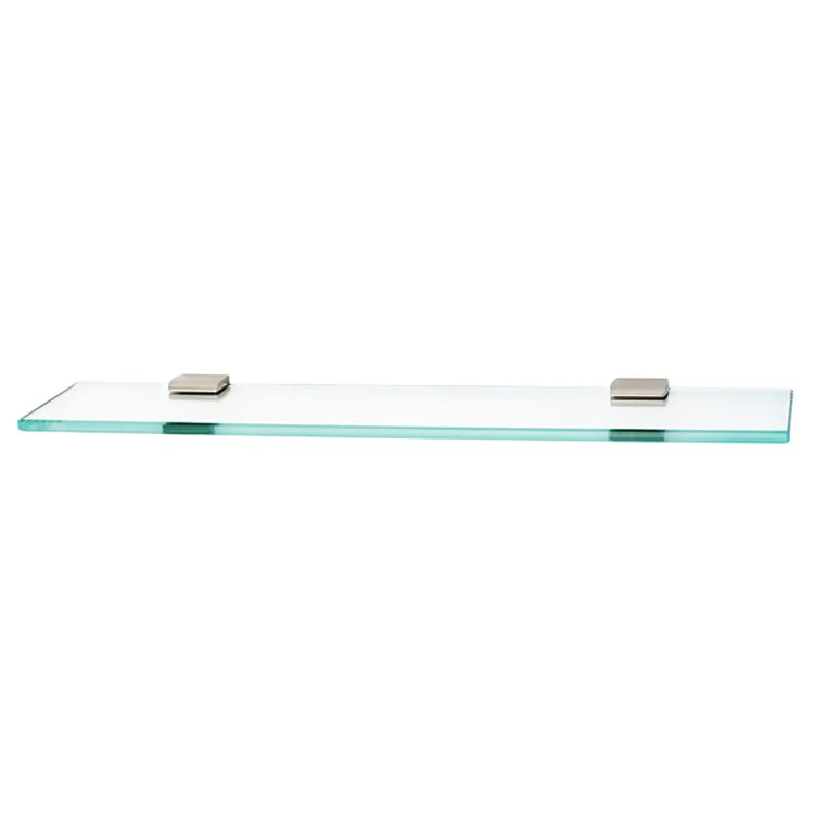 Shelf Manhattan Bath with Brackets Polished Chrome 24 Inch Brass/Glass - Frankwebs