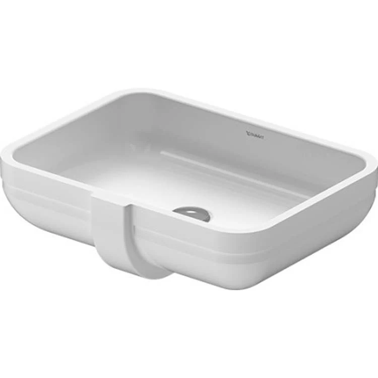 Lavatory Sink Happy D.2 Drop-In with Overflow 18-7/8 x 15-1/8 Inch Rectangle White - Frankwebs
