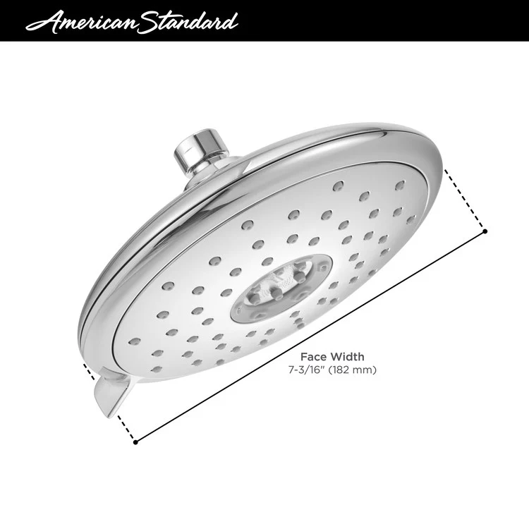 Spectra Plus Fixed Water-Efficient Four-Function Shower Head - Frankwebs
