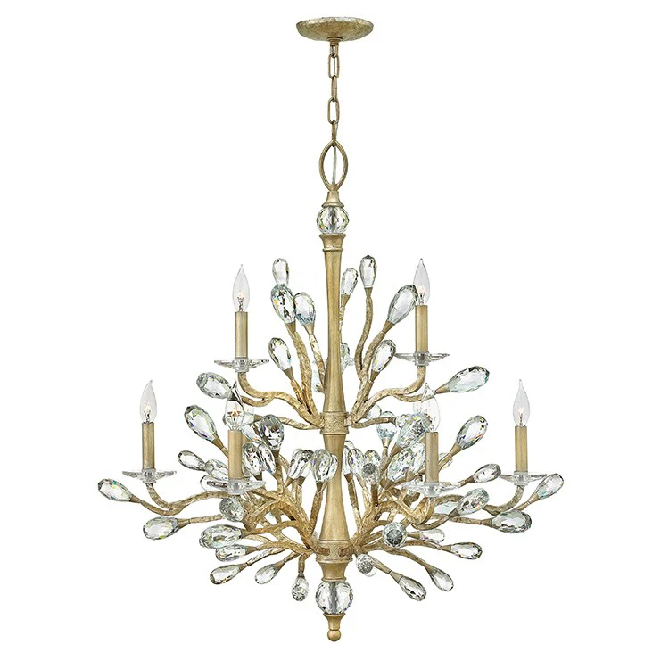 Eve Nine-Light Two-Tier Chandelier - Frankwebs