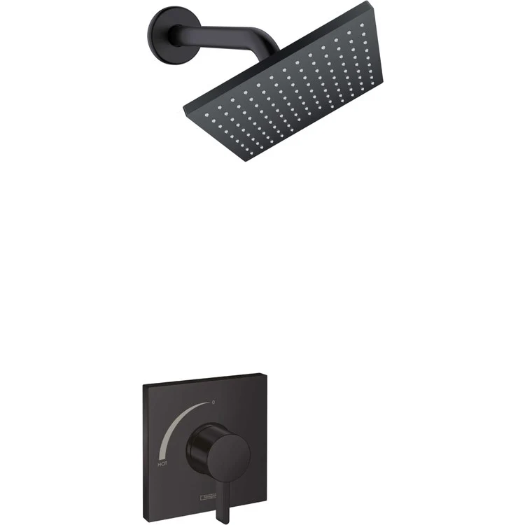 Vernis Shape Pressure Balance Shower Set with 1.75 GPM Shower Head and Rough-In Valve - Frankwebs