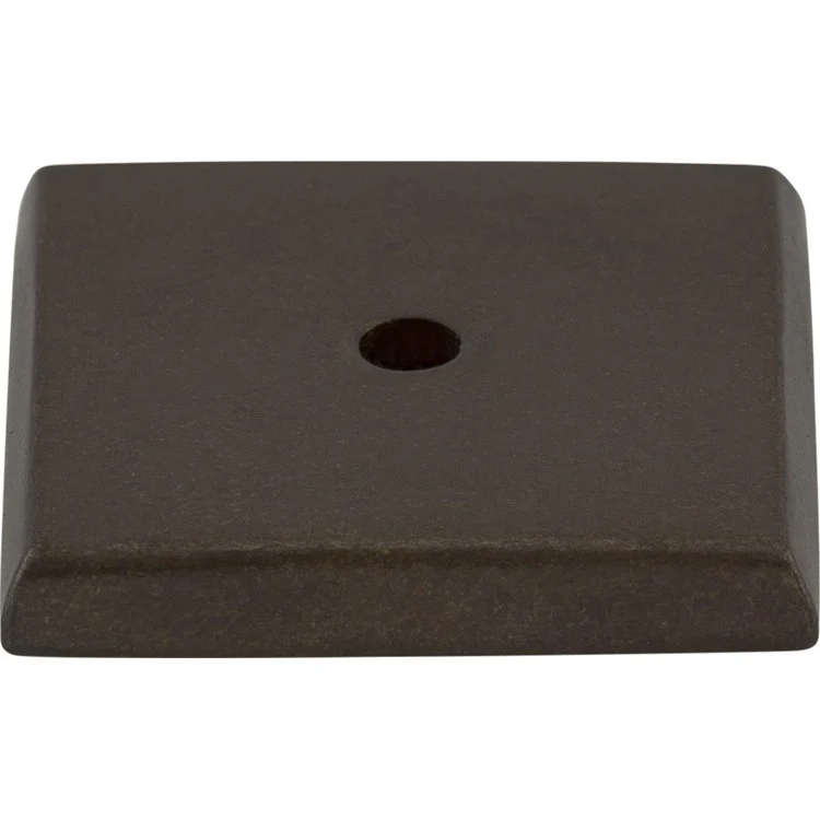 Knob Backplate Aspen Square Medium Bronze 1-1/4 Inch 1 Hole Bronze - Frankwebs