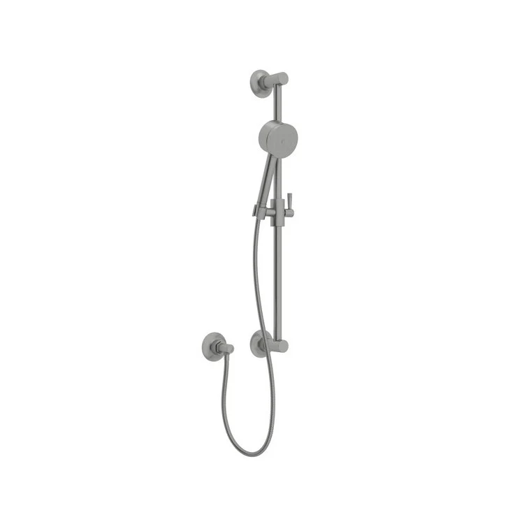 Handshower Set Graceline Satin Nickel 5 Function 1.8 Gallons per Minute 3-1/4 Inch 1-1/4 Inch 24 Inch - Frankwebs