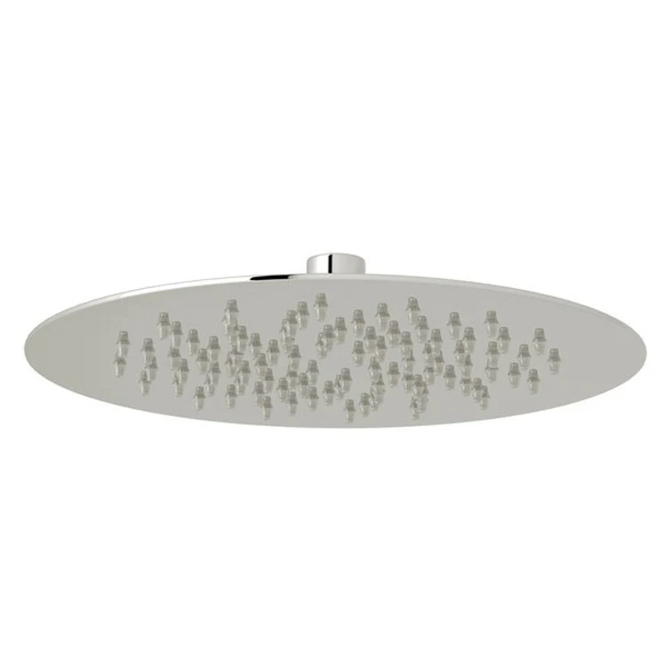Showerhead 1 Function Polished Nickel 9-1/4 Inch 1.8 Gallons per Minute Slim Round Rain - Frankwebs