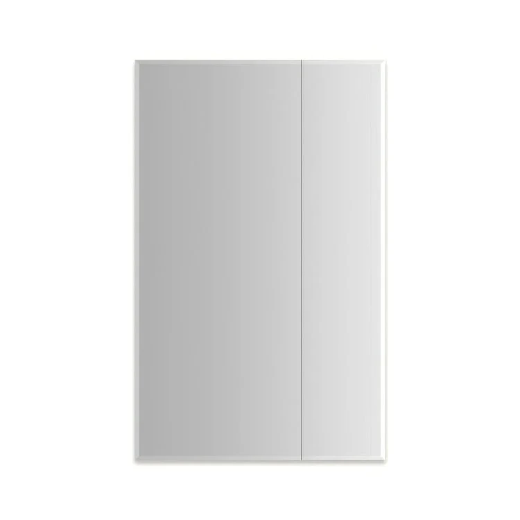 Medicine Cabinet M Series Reserve 30 x 48 x 4 Inch 2 Doors Mirrored Slow Closing Left Beveled Edge/Electric/Interior Light - Frankwebs