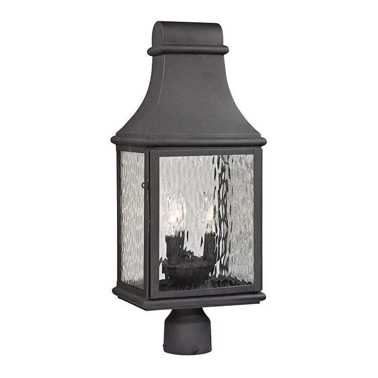 Forged Jefferson Three-Light Outdoor Post Lamp - Frankwebs