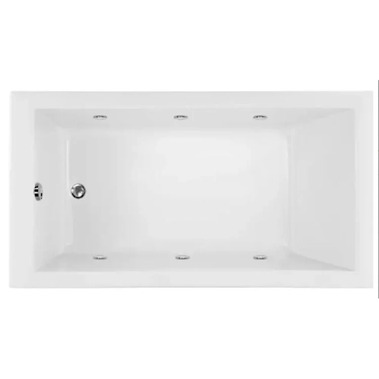 Combination Tub Ston Collection Citrine 60 x 32 x 21 Inch Alcove Right Hand Drain Almond Rectangle - Frankwebs