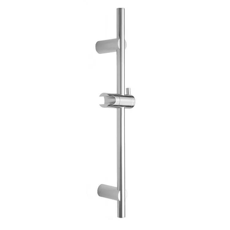 Wall Bar Retrofit Polished Chrome 24 Inch Includes Adjustable Height and Angle Lever Adjustment 180 Degree Handshower Angle Adjustment Brass - Frankwebs