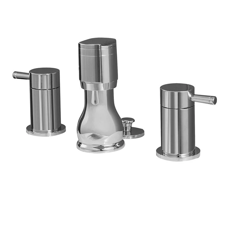 Serin Two-Handle Bidet Faucet with Speed-Connect Pop-Up Drain - Frankwebs