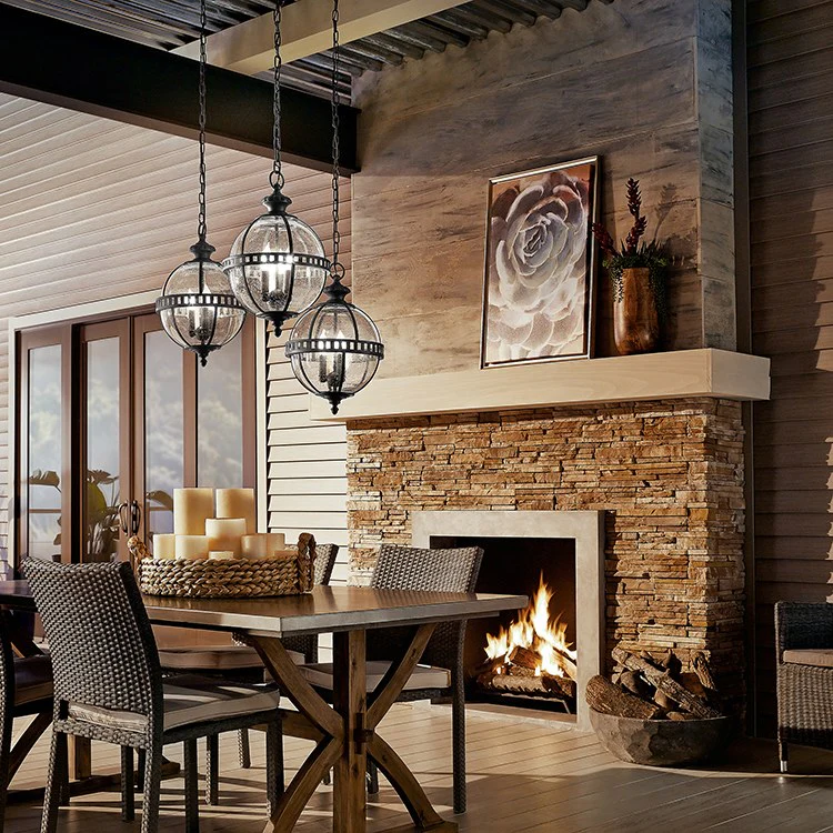 Halleron Three-Light Outdoor Pendant - Frankwebs