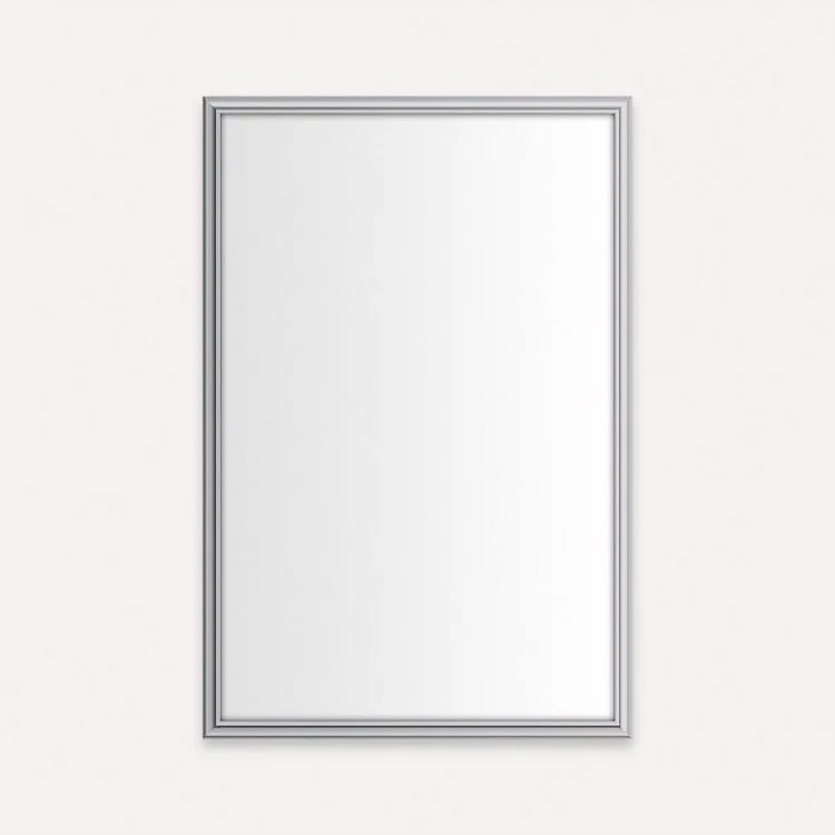 Medicine Cabinet Main Line 20 x 30 Inch 1 Doors Framed Mirror Brushed Black Flat Top Rosemont Frame Slow Close Hinges 4 Inch - Frankwebs