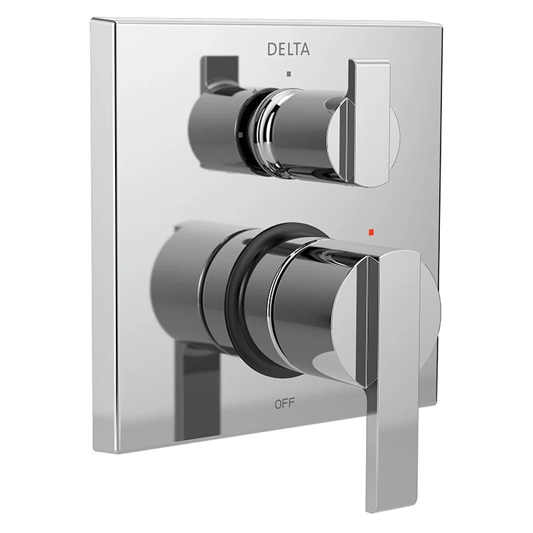 Angular Modern Monitor 14 Series Pressure Balance Valve Trim with Three-Function Diverter - Frankwebs