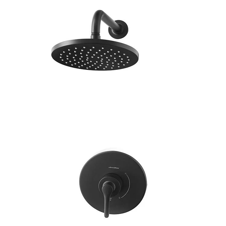 Studio S Pressure Balance Shower Valve Trim with Cartridge and Water-Saving Shower Head - Frankwebs