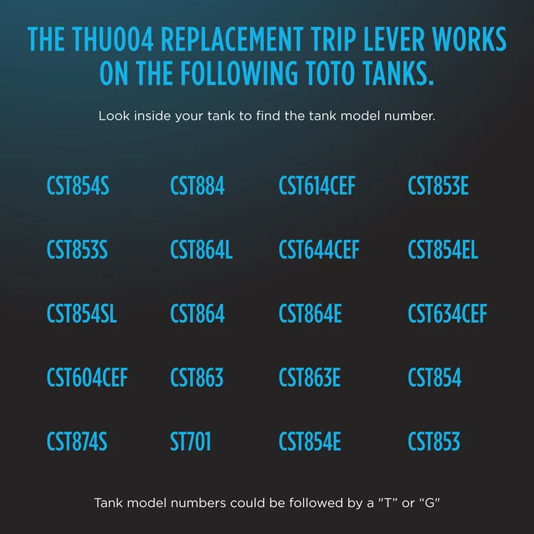 Replacement Left-Hand Trip Lever - Frankwebs