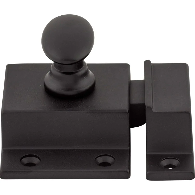 Door Latch Additions Cabinet Flat Black 2 x 2 x 1/2 Inch Zinc Alloy - Frankwebs