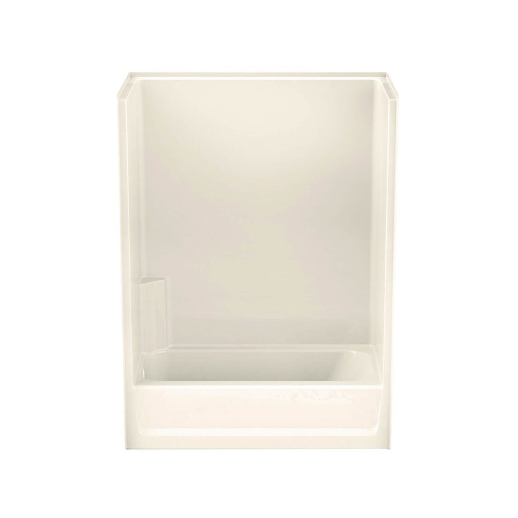 Tub and Shower Module Right Drain Bone 1 Shelf 50 Gallons 60 x 32 x 80-1/2 Inch - Frankwebs