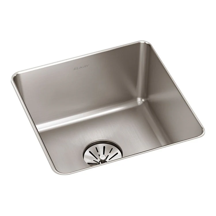 Kitchen Sink Lustertone Iconix 14.5 x 14.5 Inch Single Bowl with Perfect Drain Luminous Satin Undermount - Frankwebs