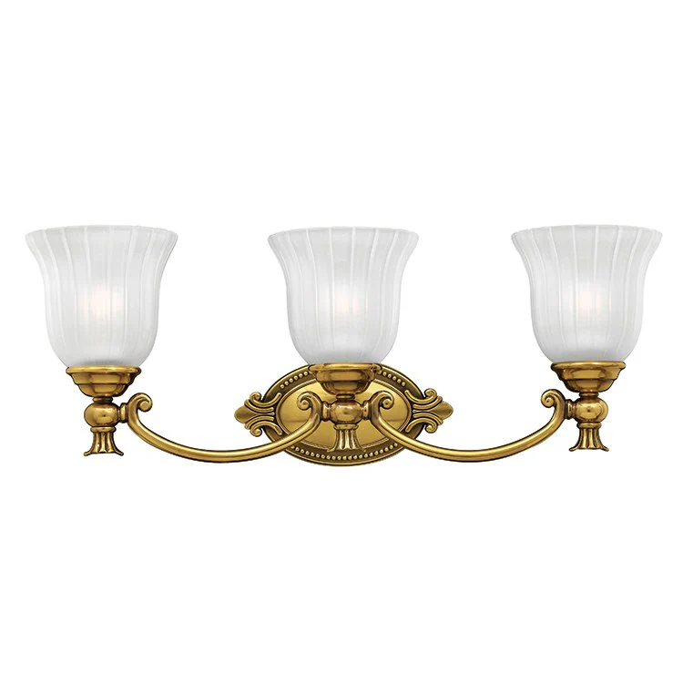 Francoise Three-Light Bathroom Lighting Fixture - Frankwebs