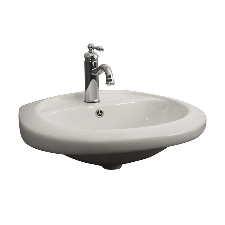 Lavatory Sink Belmont Wall Hung 17-1/2 Inch White - Frankwebs