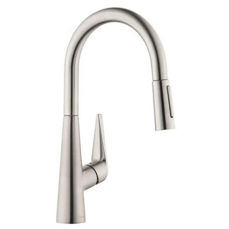 Talis S Single Handle High Arc Pull Down Kitchen Faucet - Frankwebs