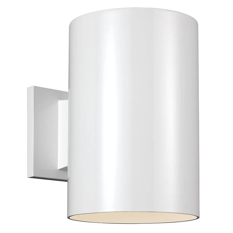 Outdoor Cylinders Single-Light LED Large Outdoor Wall Sconce - Frankwebs