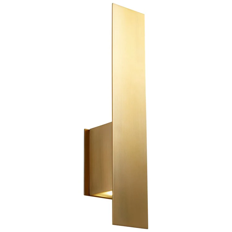 Reflex Two-Light LED Wall Sconce - Aged Brass - Frankwebs