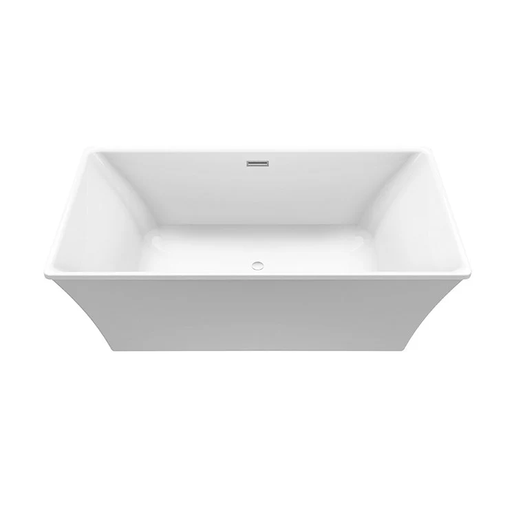 Soaking Tub Westbrook 66 x 36 Inch Freestanding Center White Acrylic CXL 91 Gallons 23-3/4 Inch - Frankwebs