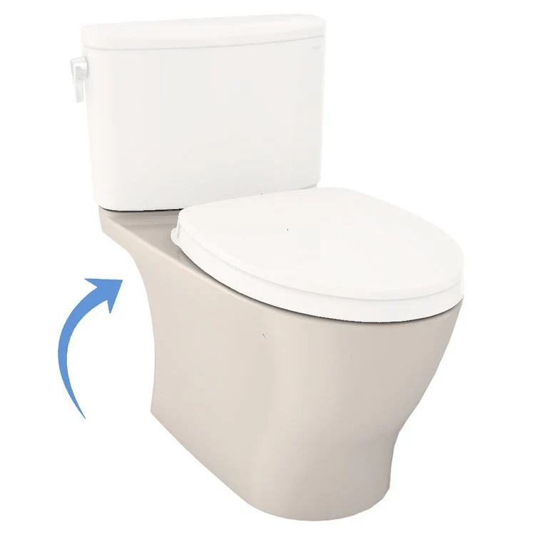 Toilet Bowl Nexus Elongated Universal Height Cotton ADA - Frankwebs
