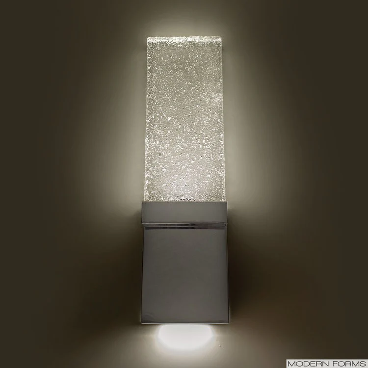 Glacier Single-Light LED Wall Sconce 3000K - Frankwebs