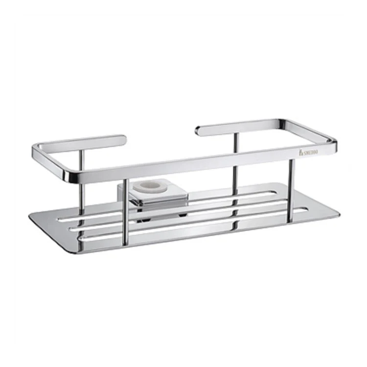 Shower Basket Sideline Basket for Riser Rail Chrome Wall Mount 4-1/2 x 9-7/8 x 2-1/4 Inch - Frankwebs