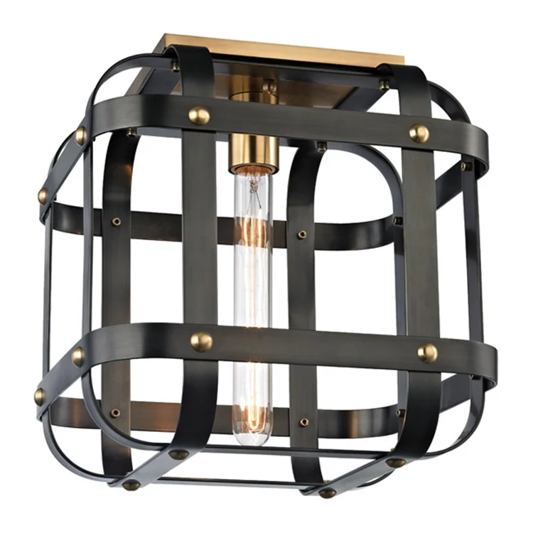 Colchester Single-Light Semi-Flush Mount Ceiling Fixture - Frankwebs