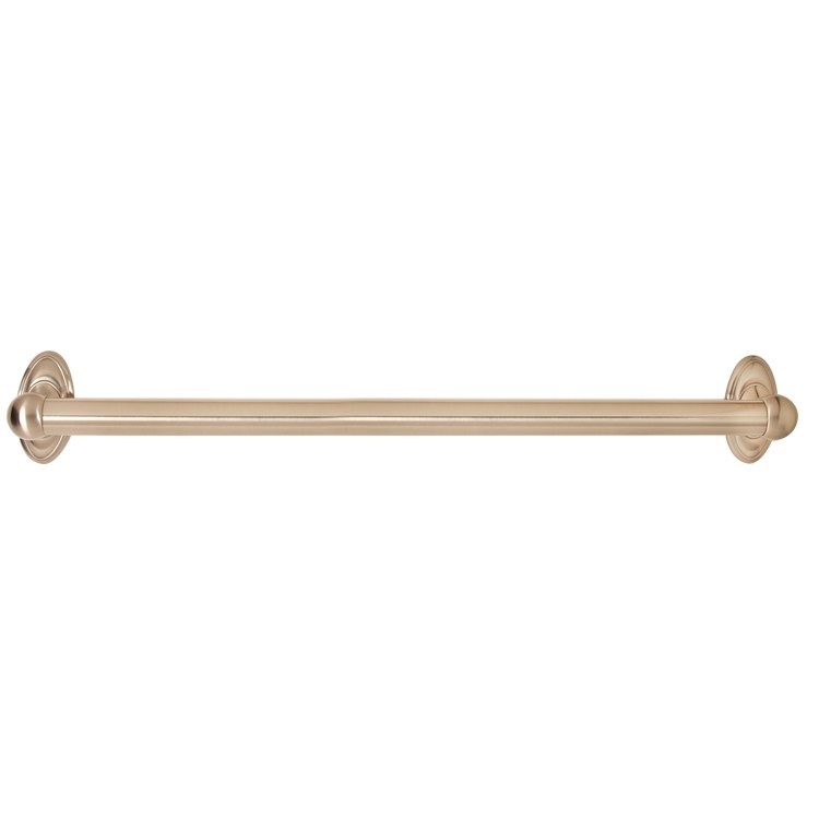 Grab Bar Classic Traditional 18 Inch Polished Chrome Concealed Wall Mount Brass 1-1/4 Inch - Frankwebs