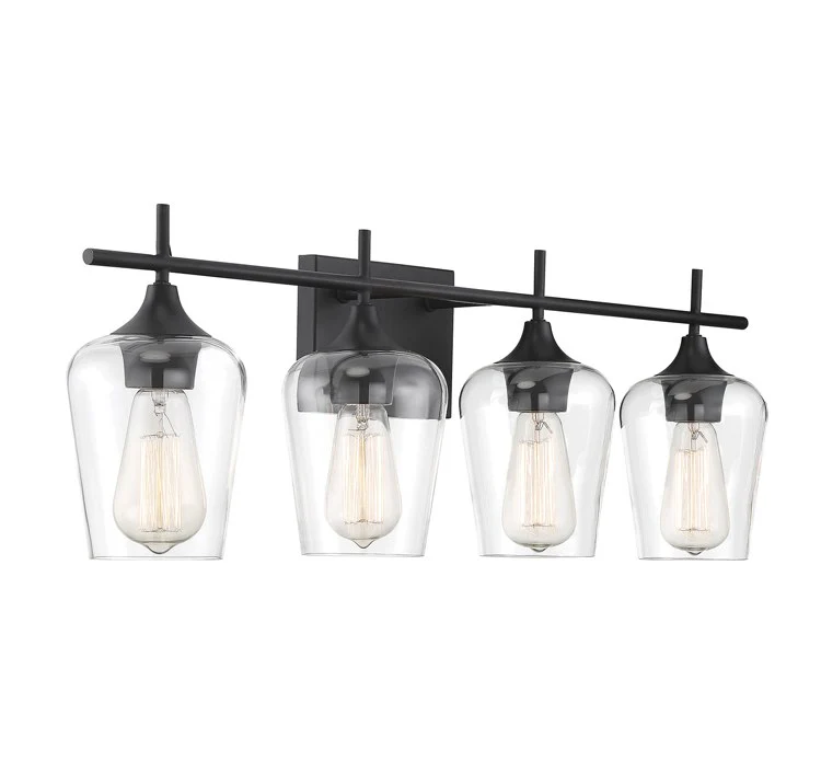 Octave Four-Light Bathroom Vanity Fixture - Frankwebs