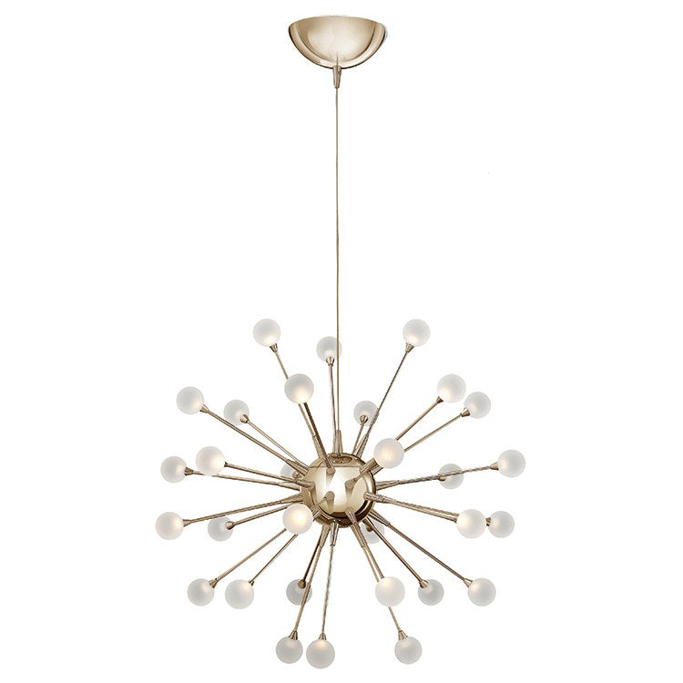 Impulse Thirty-Light Single-Tier LED Chandelier - Frankwebs