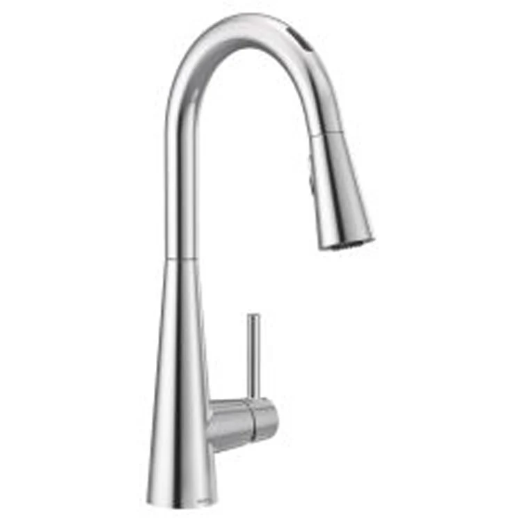 Kitchen Faucet Sleek Smart 1 Lever ADA Black Stainless Pull Down - Frankwebs