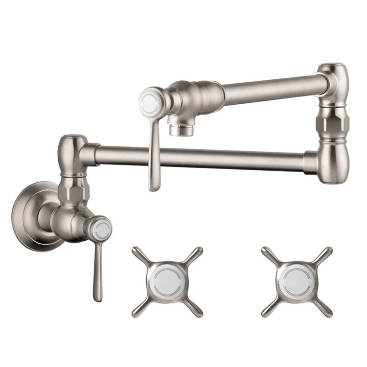 AXOR Montreux Wall-Mount Two Handle Pot Filler Faucet - Frankwebs
