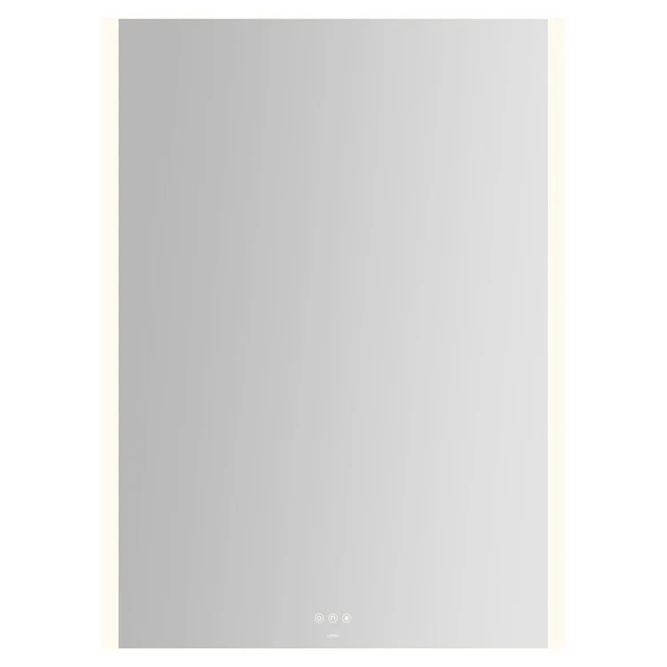 Bathroom Mirror Instinct with Vertical Edge Lighting Rectangular 36 x 48 Inch Wall Mount - Frankwebs