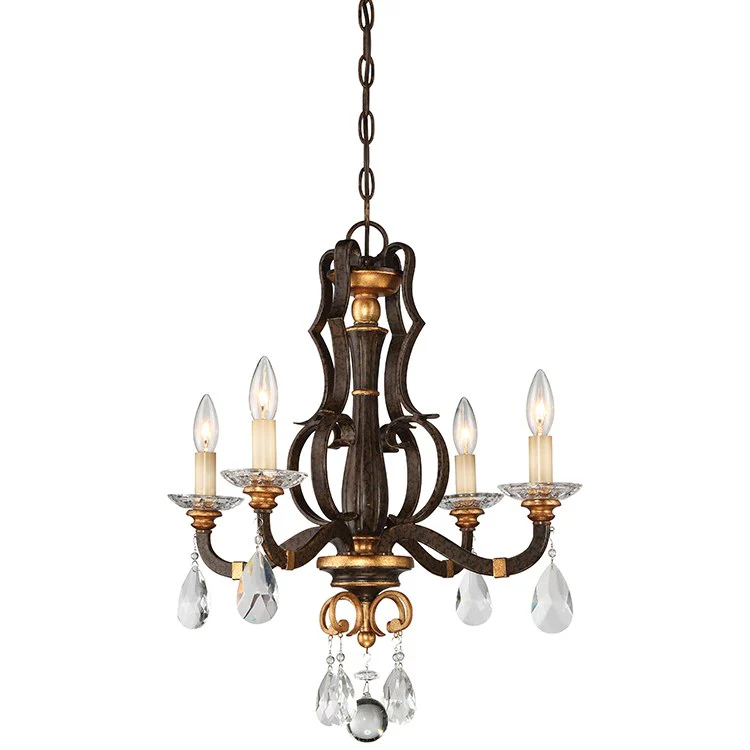 Chateau Nobles Four-Light Mini Chandelier - Frankwebs