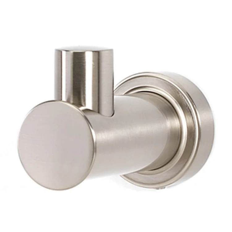 Robe Hook Infinity Bath Satin Nickel 1-1/2 Inch 2-3/8 Inch Wall Mount Brass - Frankwebs