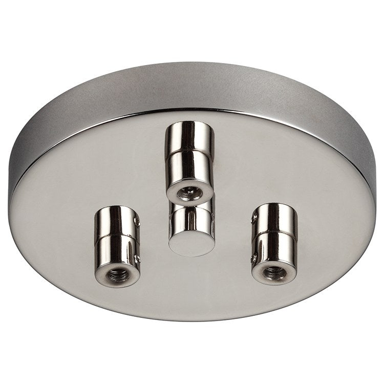 Multi-Port Canopies Three-Light Multi-Port Canopy with Swag Hooks - Frankwebs