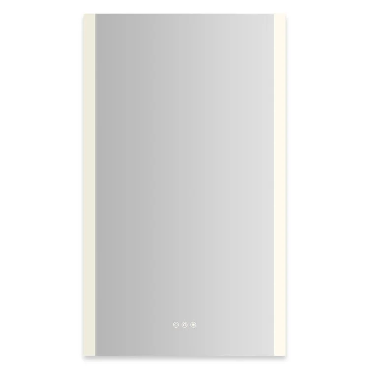 Medicine Cabinet AIO 24 x 40 Inch with Vertical Edge Lighting 1 Doors Triple Mirror Right Hinge - Frankwebs