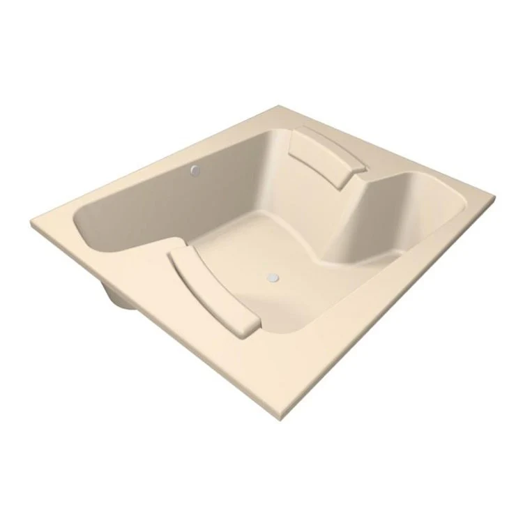 Combination Tub Designer Collection Penthouse 72 x 60 x 20 Inch Drop-In White Rectangle - Frankwebs