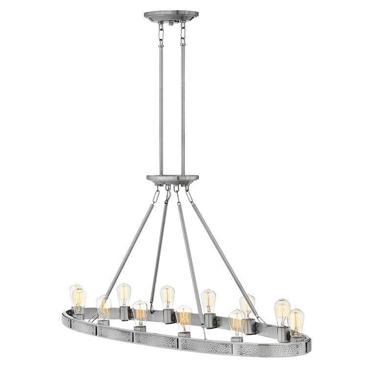 Everett Twelve-Light Linear Chandelier - Frankwebs
