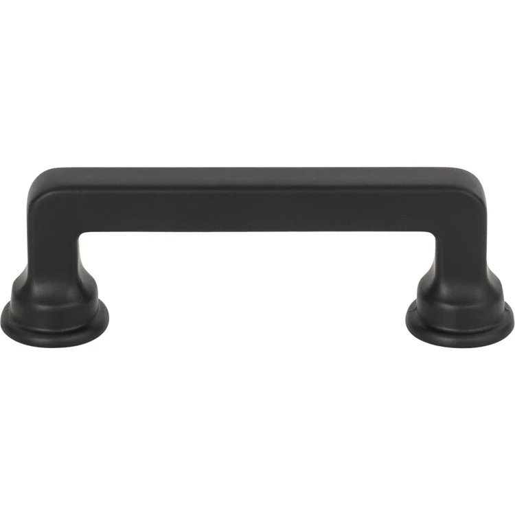 Drawer Pull Atlas Oskar Matte Black Zinc Alloy 3 Inch - Frankwebs