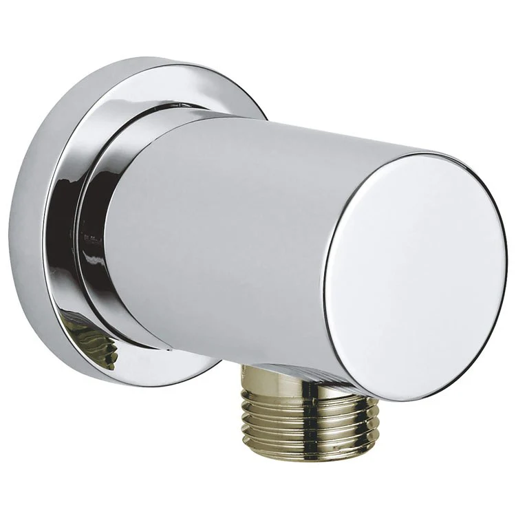 Wall Union Rainshower Female Threads with Check Valve Matte Black 1/2 IN FNPT Metal - Frankwebs