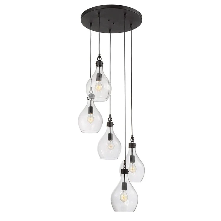 Pulaski Five-Light Cluster Pendant - Frankwebs